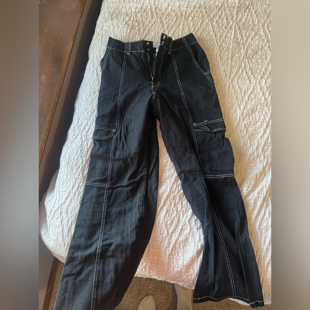 Black Cargo Pants